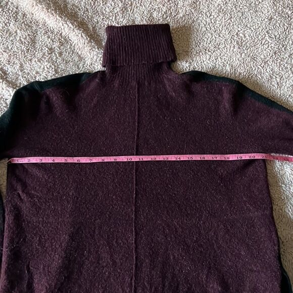 Athleta bicolor turtleneck sweater S - Picture 3 of 7